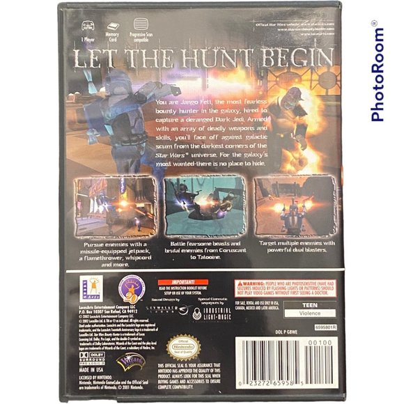 Nintenedo GameCube - Star Wars: Bounty Hunter, complete with manual - Picture 3 of 3